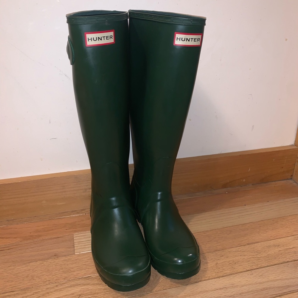 Hunter Boots Green Matte